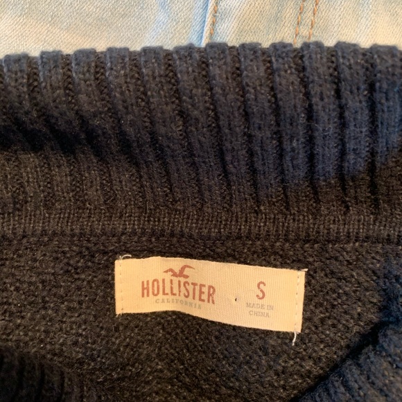 Hollister cold shoulder long sleeve cowl neck sweater - black - Picture 11 of 11